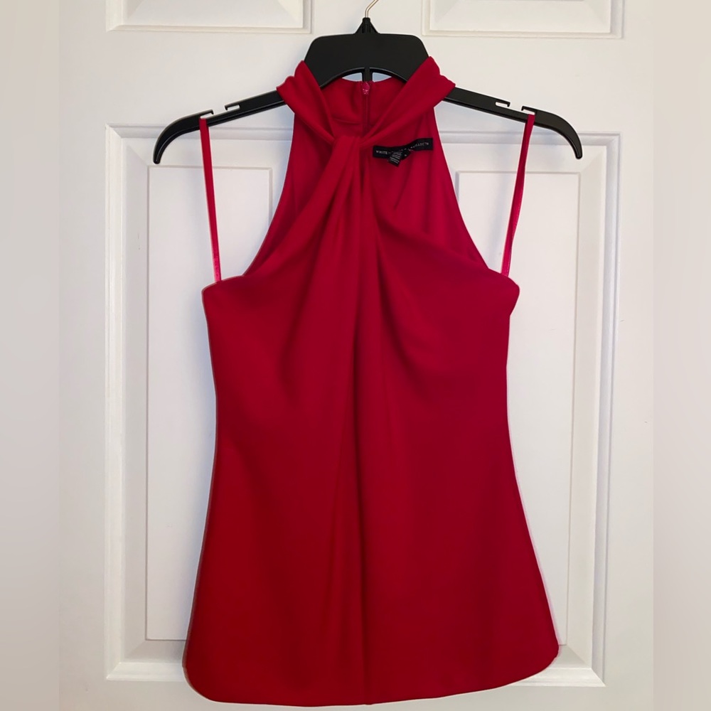 WHBM • Red Criss-Cross Halter